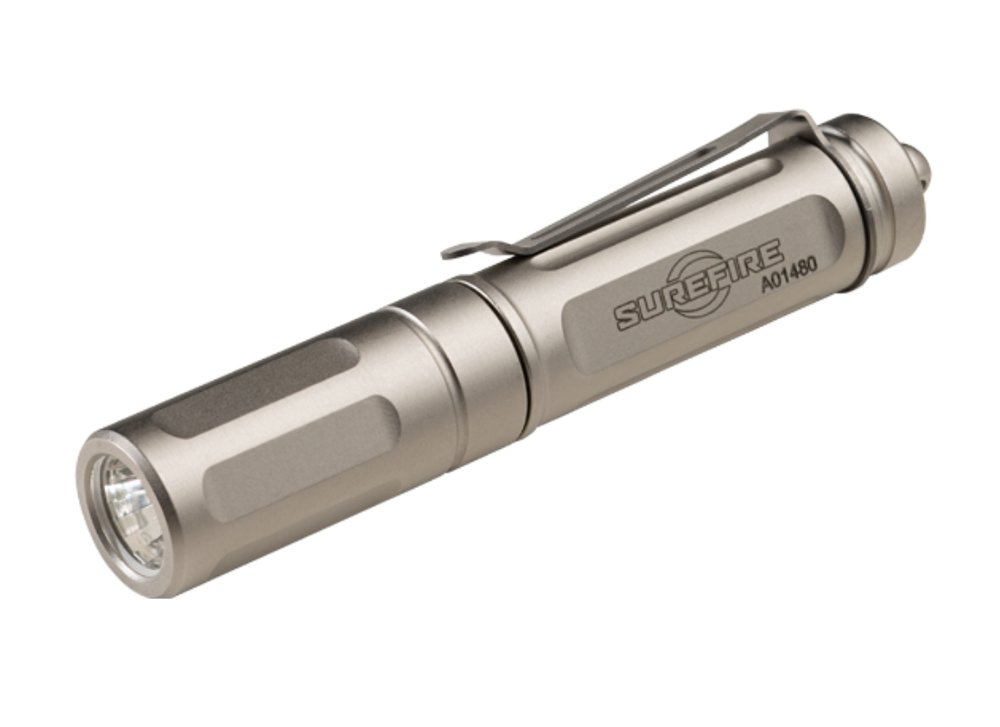 SureFire Titan Plus Ultra-Compact Keychain Flashlight, Silver #TITAN-B