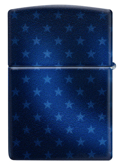 Zippo Folds of Honor Star-Studded Design, 540 Matte Finish Lighter #46766