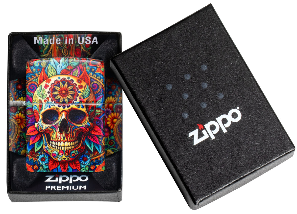 Zippo Sugar Skull, 540° Matte Lighter #47263
