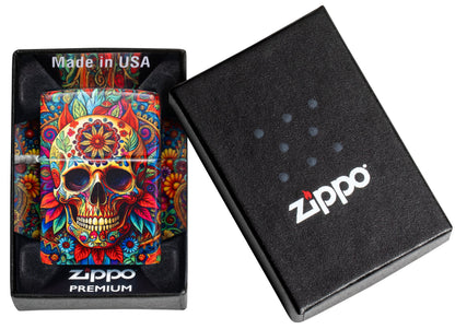 Zippo Sugar Skull, 540° Matte Lighter #47263