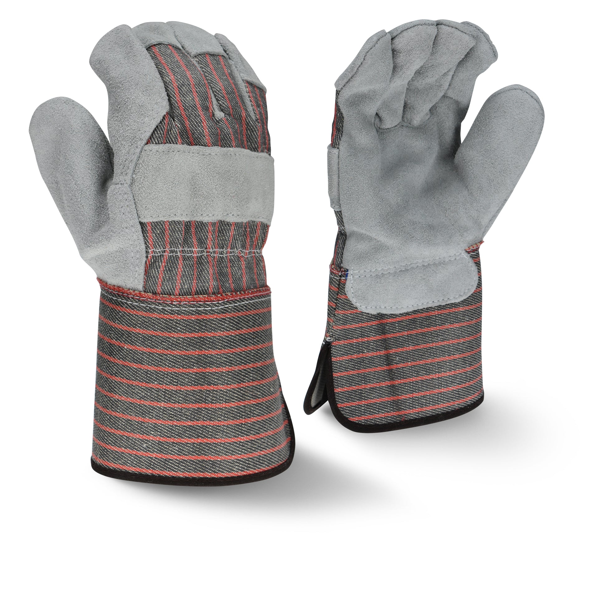 Radians Economy Shoulder Gray Split Leather Glove, Size L, Dozen (12 Pairs) #RWG3111L
