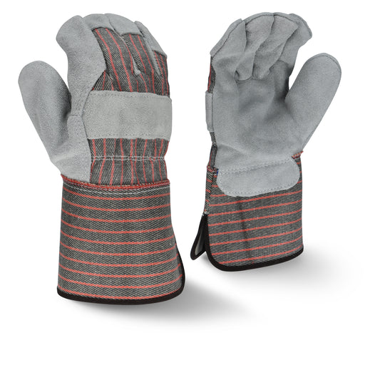 Radians Economy Shoulder Gray Split Leather Glove, Size L, Dozen (12 Pairs) #RWG3111L