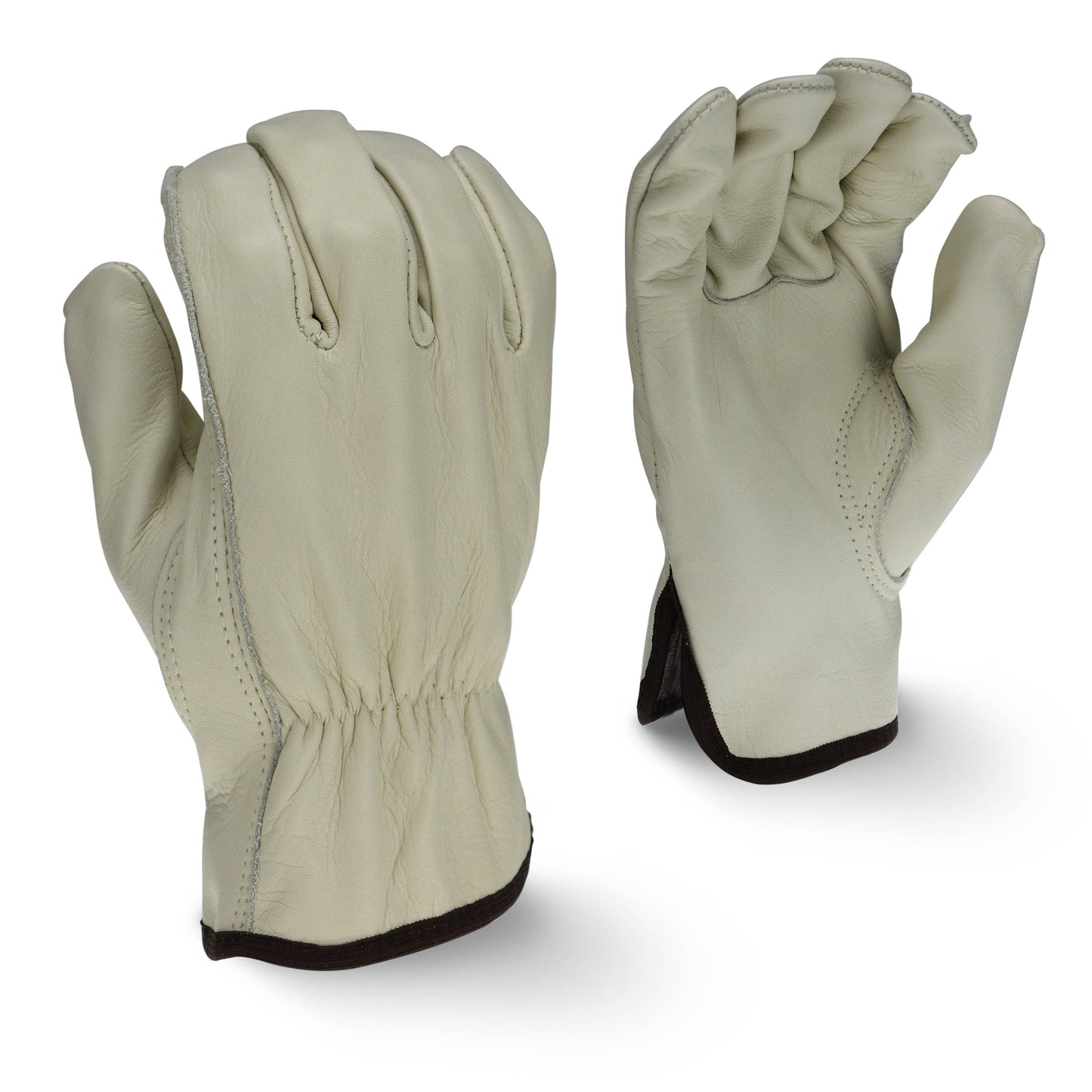 Radians Standard Grain Cowhide Leather Driver, Size L, Dozen (12 Pairs) #RWG4220L