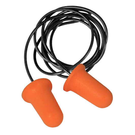 DeWalt Bell Shape Disposable Foam Earplugs, Corded, 2 Pair Blister Pack with Carry Case #DPG65TC2