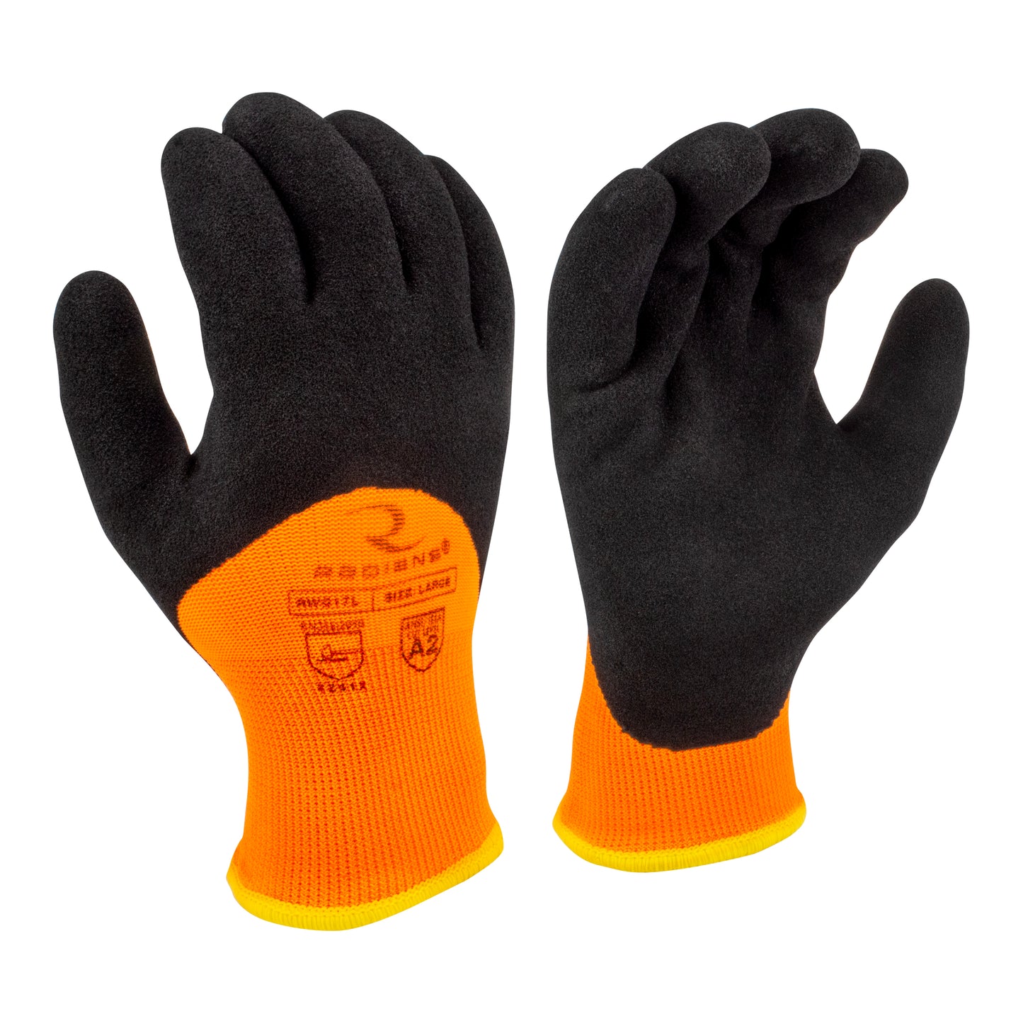 Radians Latex Coated Cold Weather Glove, Size 2X #RWG17XXL