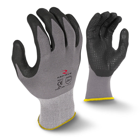 Radians Microdot Foam Nitrile Gripper Glove, Size M #RWG11M