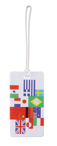 Lewis N. Clark Fashion Luggage Tag, International Flags #ID29