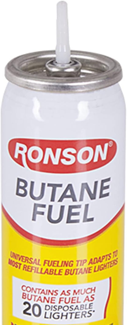 Ronson Butane Fuel Cans, 75ml/42g, 12-PACK #99143