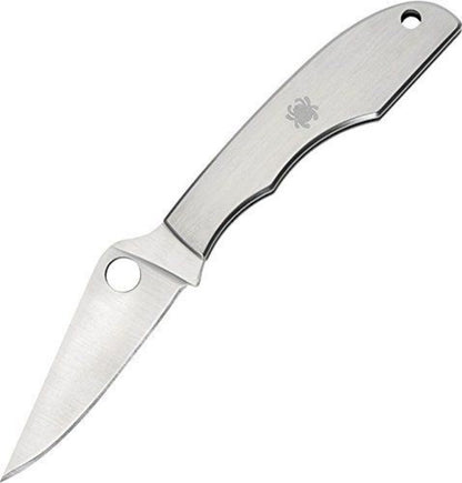 Spyderco Grasshopper, Stainless Steel, Micro-Sized Slipjoints, 58mm Blade #C138P