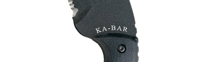 Ka-Bar Large TDI Knife, Serrated + Molle Compatible Plastic Sheath #1485