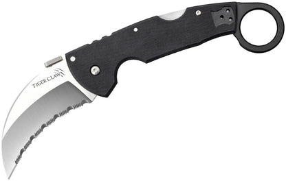 Cold Steel Tiger Claw Knife, Serrated Edge #22KFS