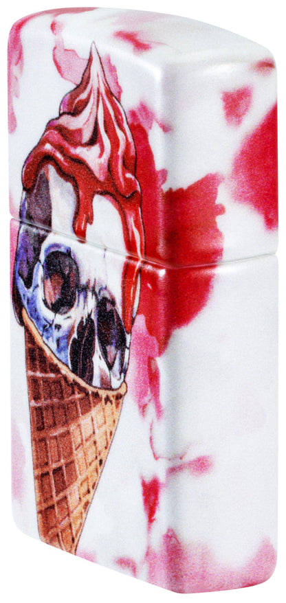 Zippo I Scream Cone Design, 540 Matte Finish Lighter #46748