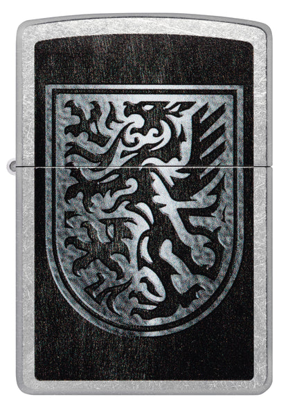 Zippo Medieval Dragon Logo, Street Chrome Lighter #48730