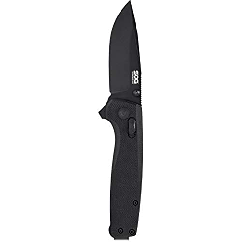 SOG Terminus XR G10 Folding Knife, Black #TM1027-BX