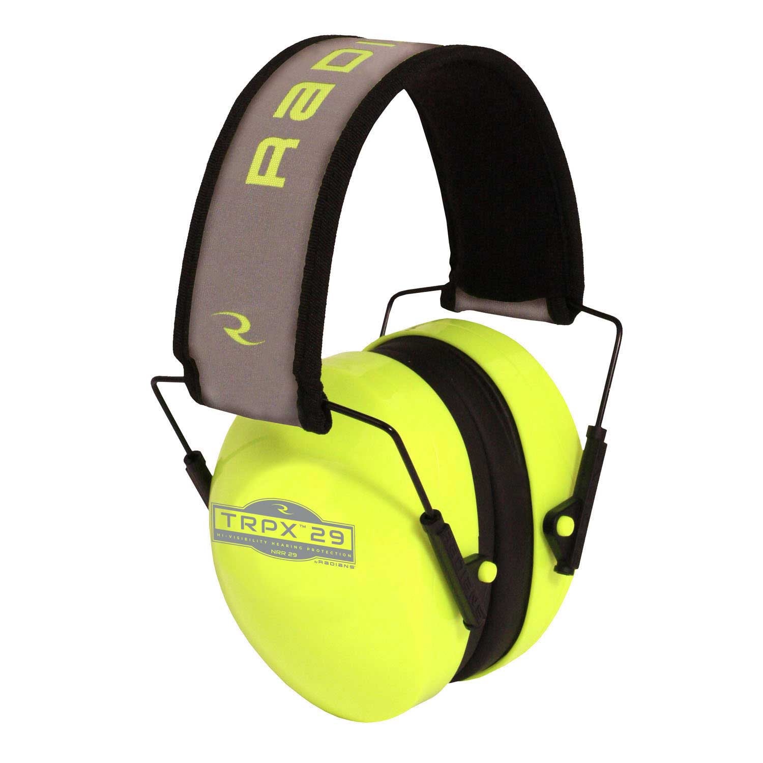 Radians TRPX Hi-Visibility 29 Earmuff, Hi-Vis Green #TR0HVG-BX