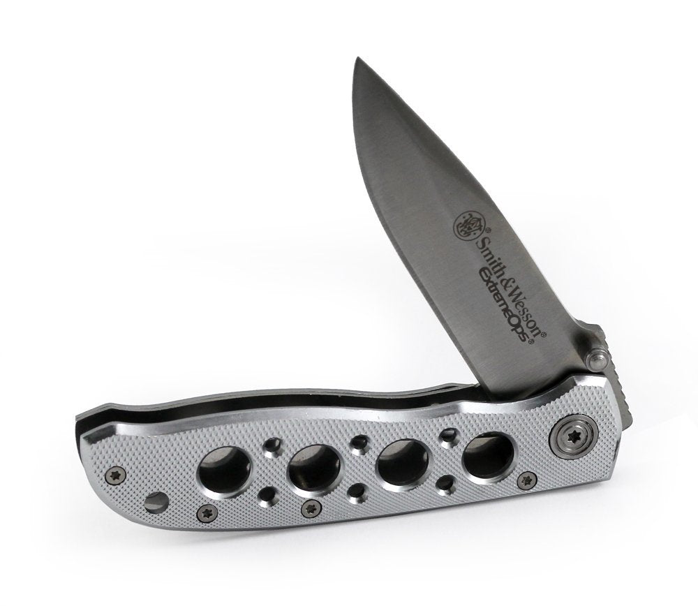 Smith & Wesson Extreme Ops, Silver Aluminum Frame Handle #CK105H