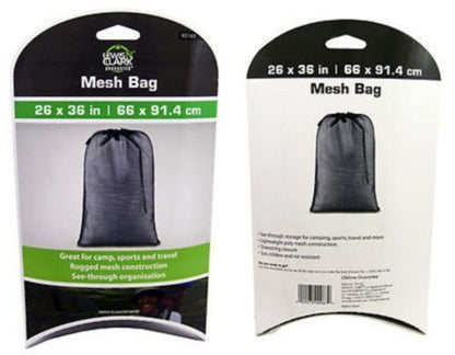 Lewis N. Clark Outdoors Lightweight Mesh Storage Bag 36x26 Drawstring NEW #93165