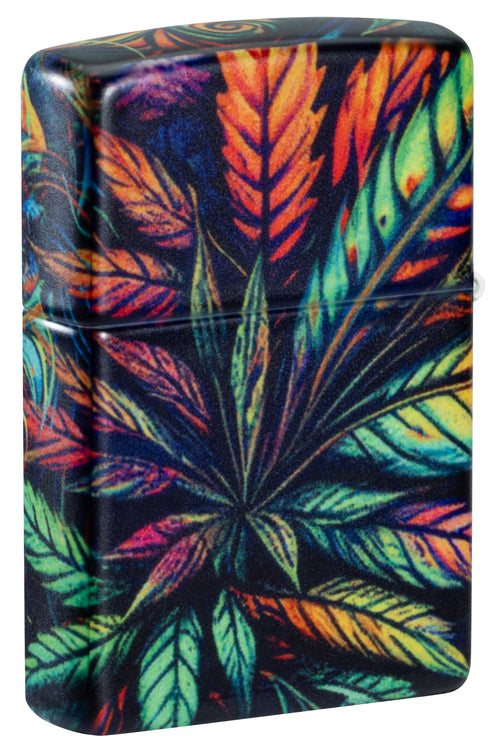 Zippo Cannabis Camo Design, 540 Matte Finish Lighter #46594