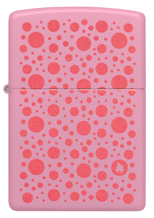 Zippo Polka Dot Design, Pink Matte Lighter #46170