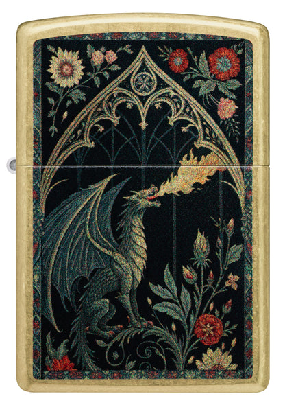 Zippo Dragon, Street Brass Lighter #47259