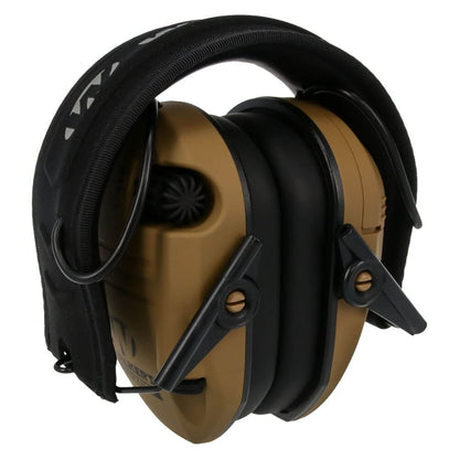 Walkers Razor Slim Electronic Muffs, Battle Brown #RSEM-BB