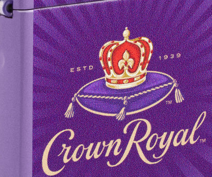 Zippo Crown Royal, Smoky Lavender Lighter #47399