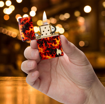 Zippo Fire, 540° Tumbled Brass Lighter #47255