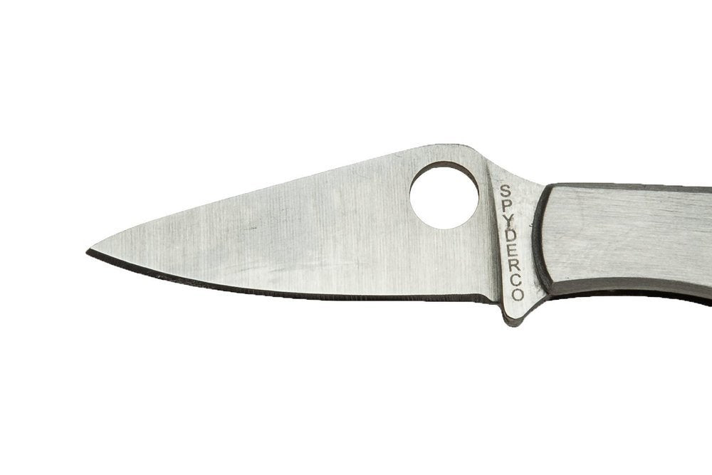 Spyderco Bug Micro-Size Folding Knife, Stainless Steel, SlipJoint #C133P