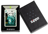 Zippo Horror Haunted Mansion Ghost Glow-in-the-Dark Green Lighter #48727