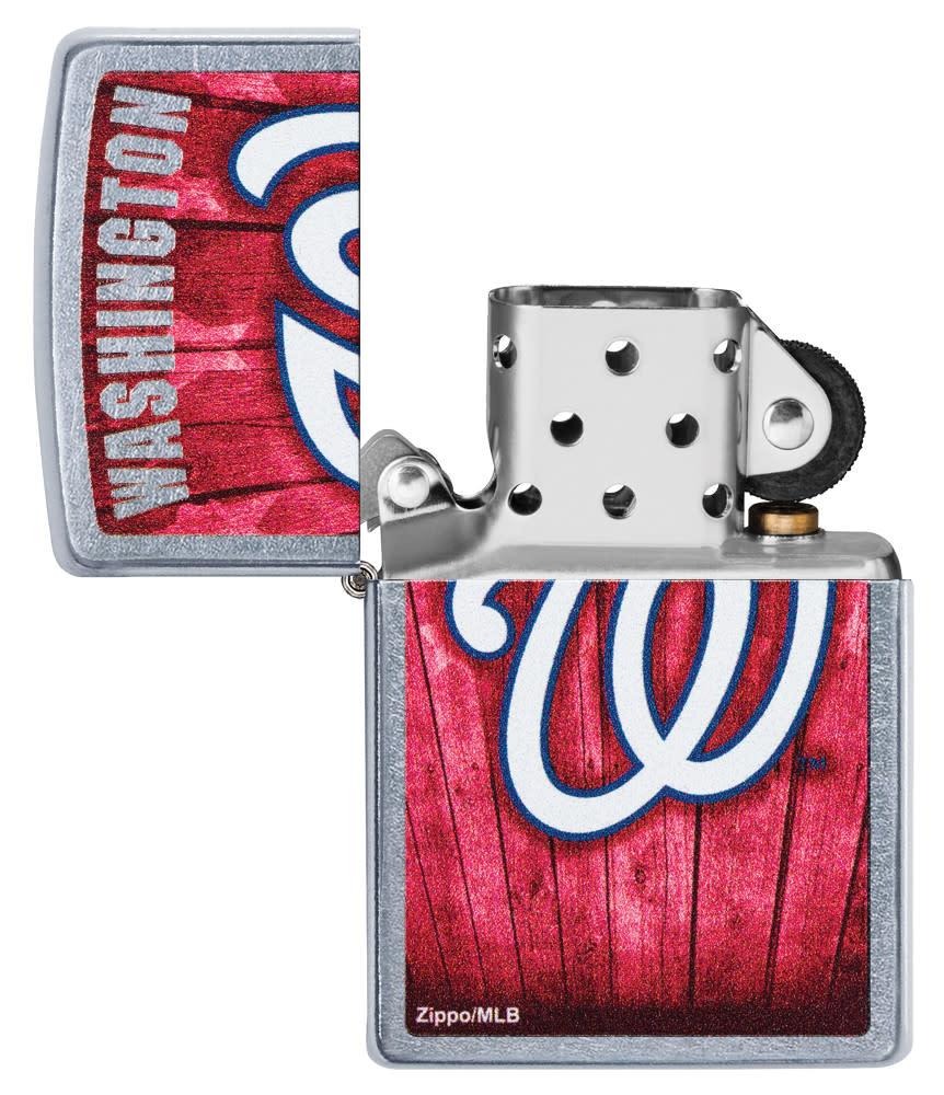 Zippo MLB Washington Nationals Baseball Team, Street Chrome Finish Lighter #29977