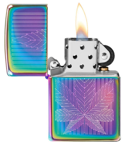 Zippo Cannabis Multicolor Spectrum Windproof Lighter #49632