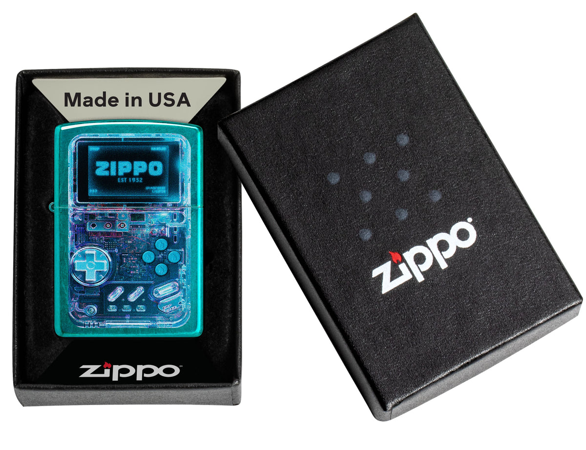 Zippo Retro Handheld, Candy Teal Lighter #47434