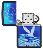 Zippo Playboy Ocean Logo, Navy Matte Lighter #48745