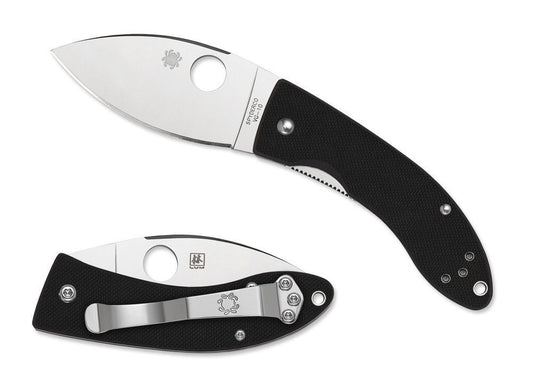 Spyderco LIL' LUM Knife, Black G-10 Handle #C205GP