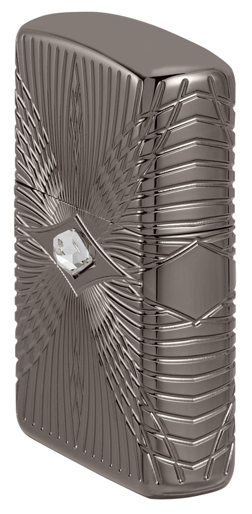 Zippo Pattern Design, Armor Black Ice MultiCut Lighter #49291