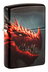 Zippo Ancient Red Dragon Design, 540 Matte Color Lighter #48777
