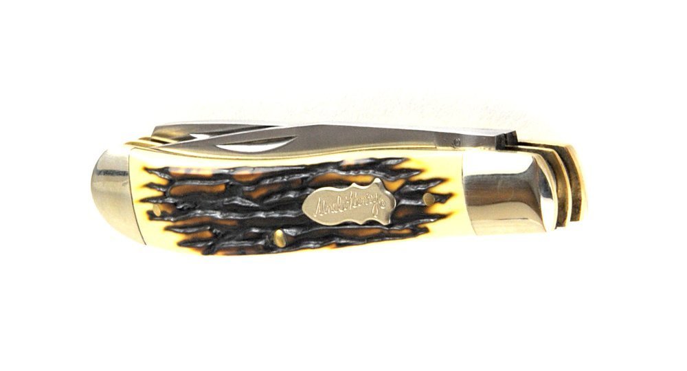 Uncle Henry Pro Trapper 3 7/8"Closed 2 Blade. 7Cr17 Steel 285UH #1135999