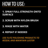 Flitz All Metal Pre Clean Spray, 16 oz Spray Bottle #AL01706