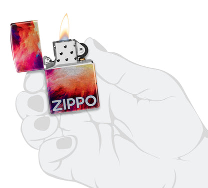 Zippo Tie Dye Zippo Design, 540 Fusion Lighter #48982