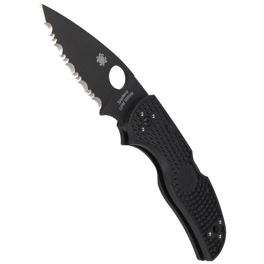 Spyderco Native 5 Lightweight Knife, S35VN Serrated, FRN Handle #C41SBBK5