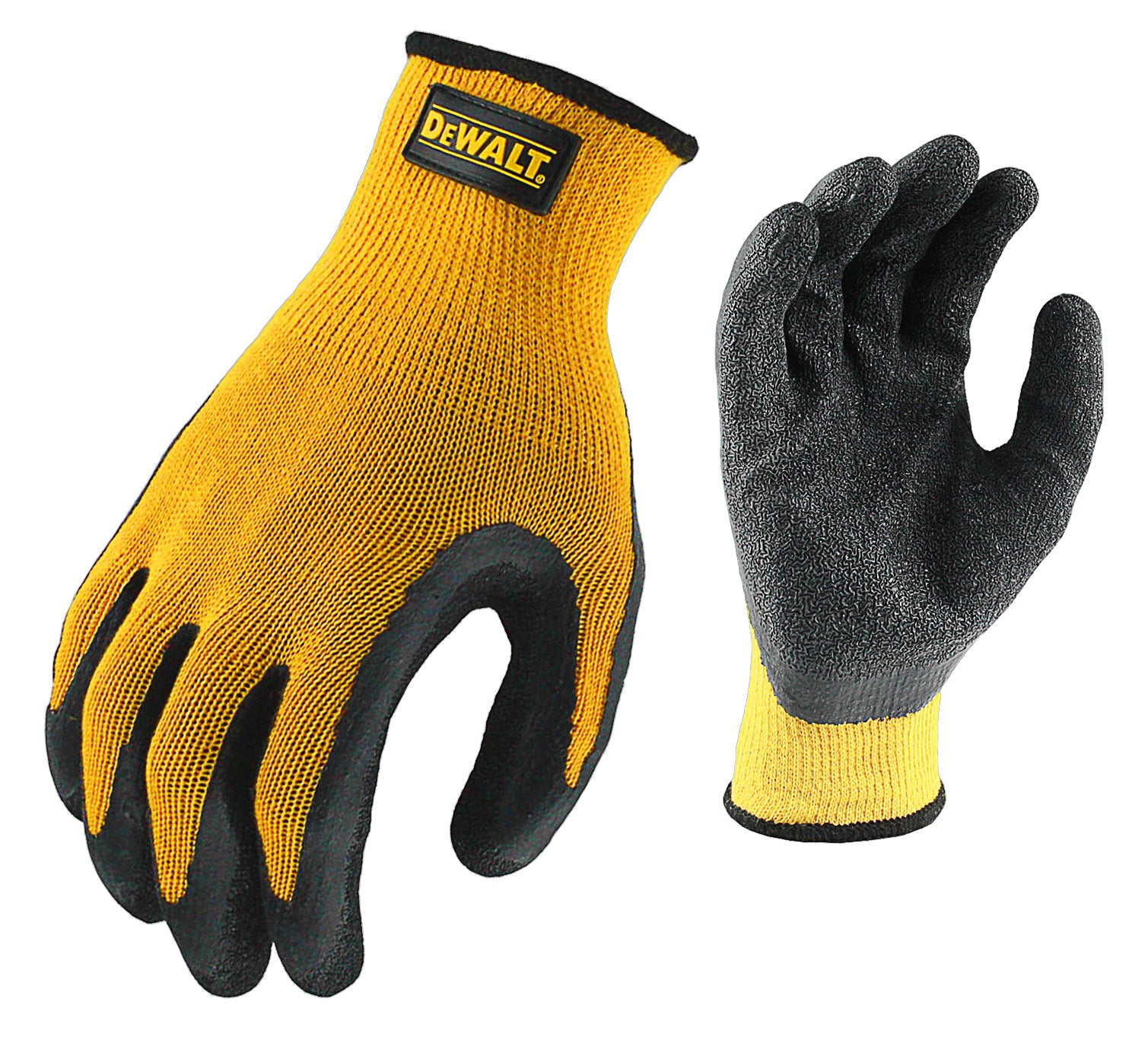 DeWalt Textured Rubber Coated Gripper Glove, Size L #DPG70L