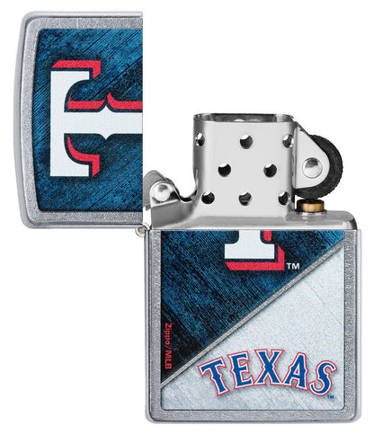 Zippo MLB Texas Rangers, Street Chrome Lighter #49751