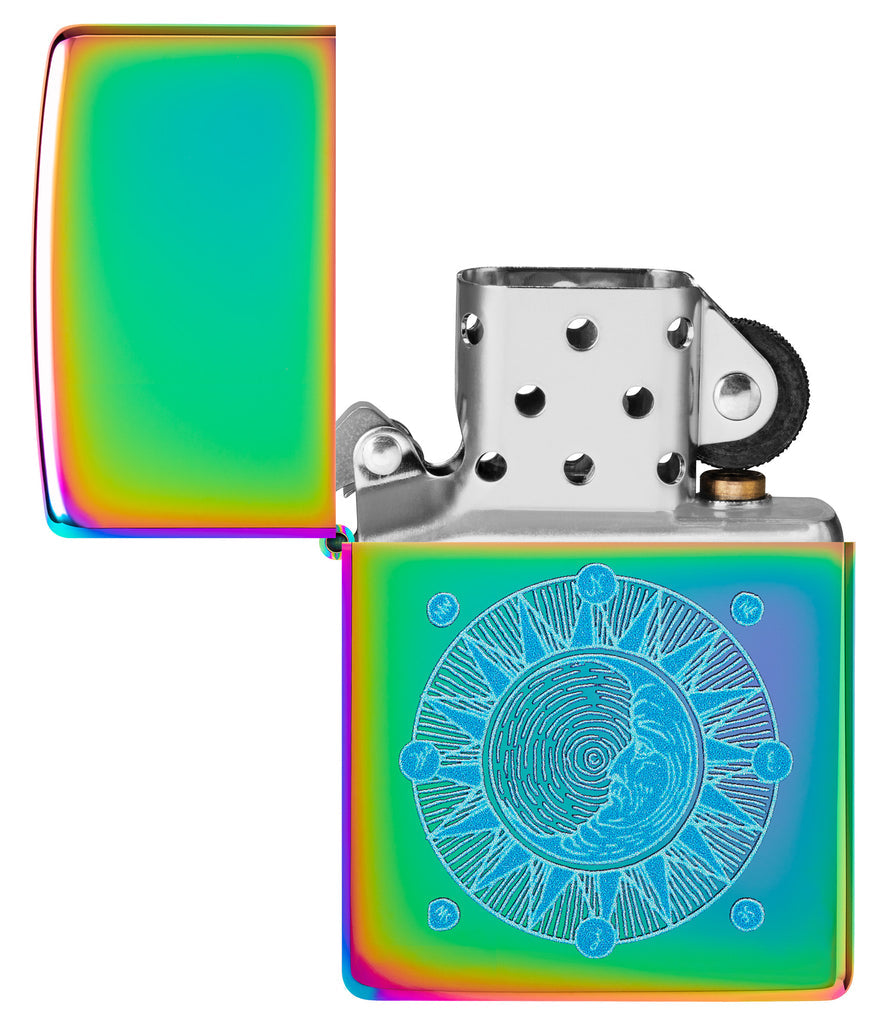 Zippo Sun and Moon Design, Multi Color Lighter #48960