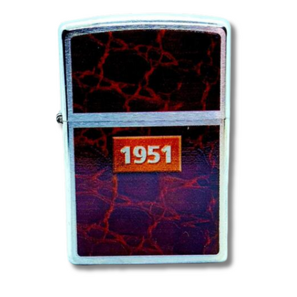 Zippo 1951 Leather Pattern Tribute Lighter – Brushed Chrome Zippo 1951 Leather Pattern Tribute Lighter – Brushed Chrome