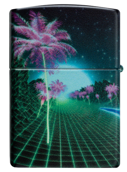 Zippo Cyberpunk Dinosaur Glow in the Dark 540 Lighter #46701