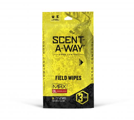 Hunters Specialites Saw Max Scent-A-Way Field Wipes, 24 Pack #HS-SAW-07795