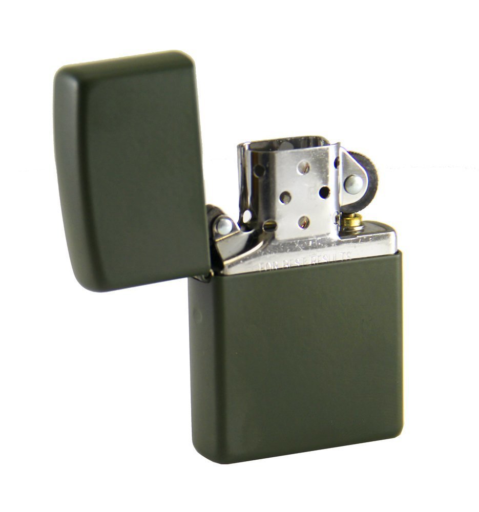 Zippo Classic Green Matte Lighter #221