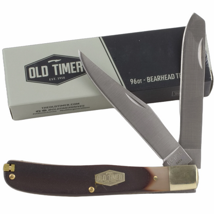 Old Timer 96OT Bearhead Trapper Folding Pocket Knife #1187301