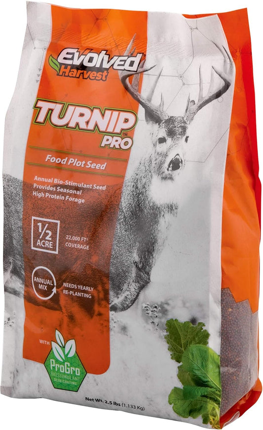 Evolved Turnip Pro Food Plot Seed 2.5 LB #EVO81004