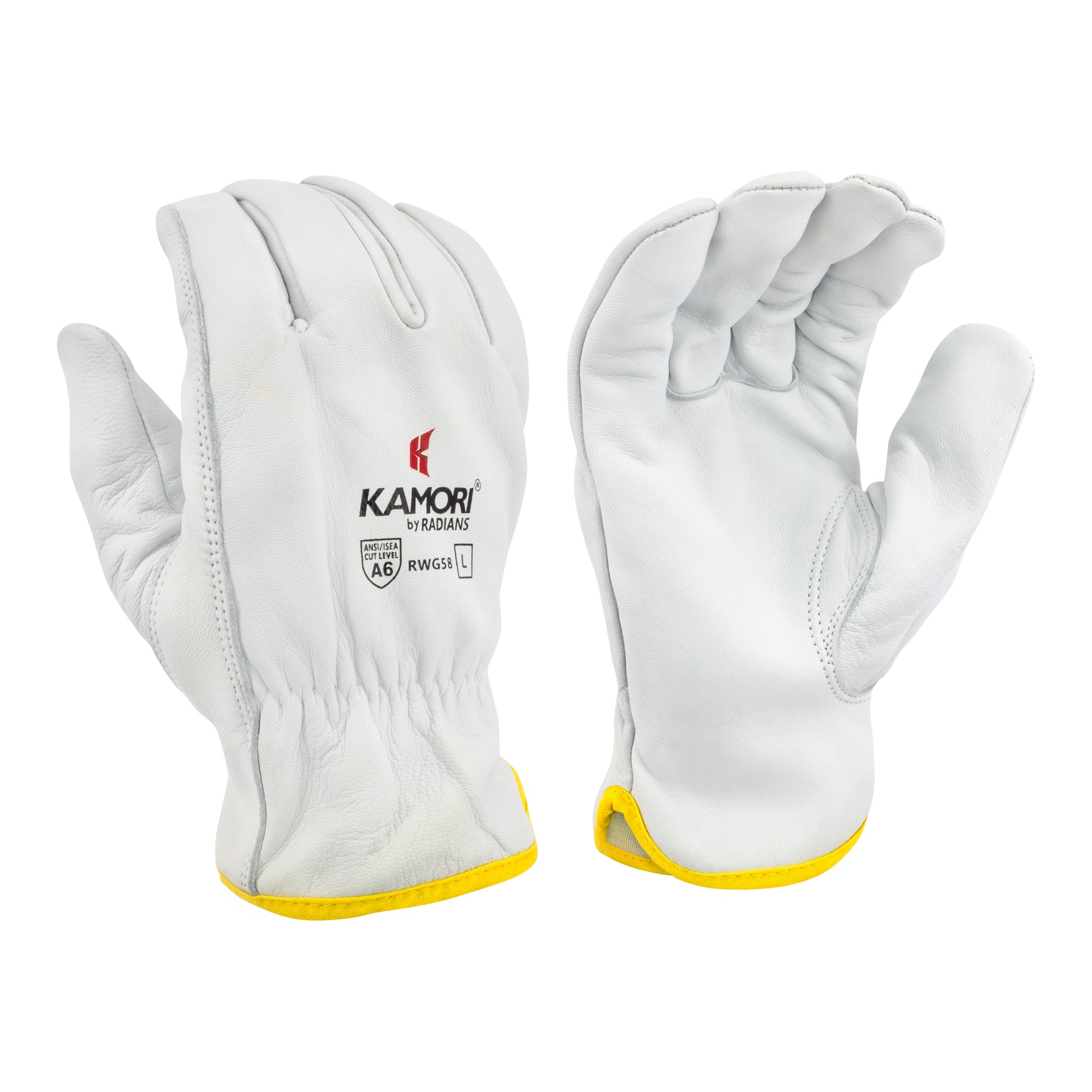 Radians Cut Level A8 Foam Nitrile Coated Glove with TPR Impact Protection, Size L #RWG581L
